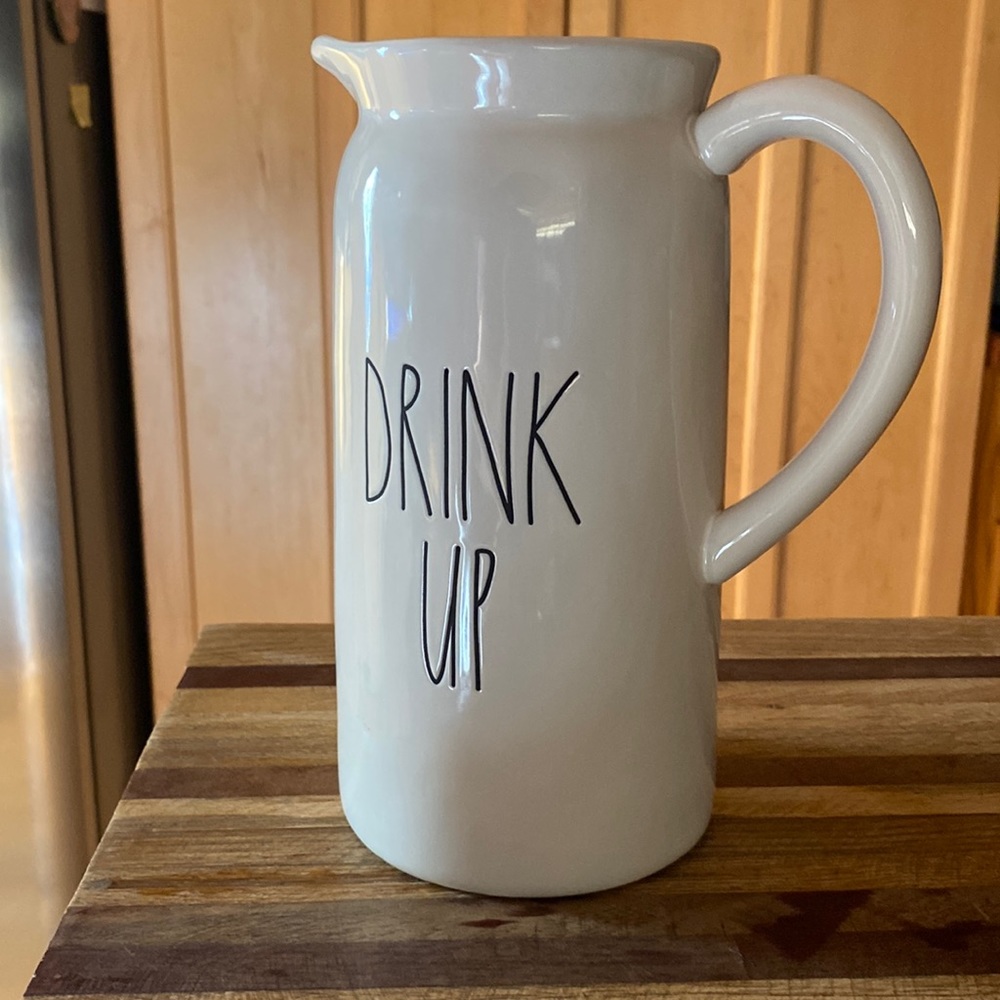 Rae Dunn Drink up pitcher